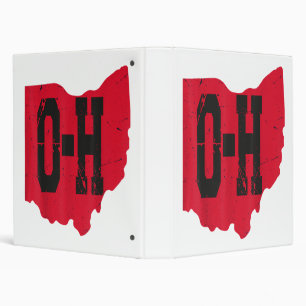I Love My Ohio Home Script Ohio Buckeye State Binder