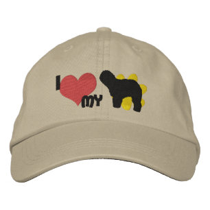 I Love my Old English Sheepdog Embroidered Hat