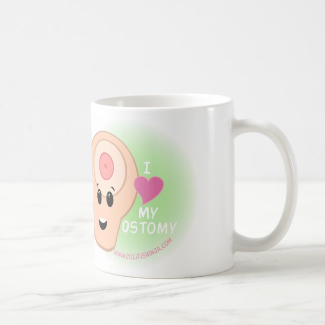 I love my ostomy! Mug (Right)