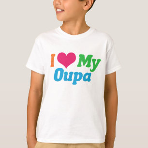 I Love My Oupa Grandson T-Shirt