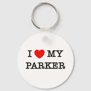 I Love My PARKER Keychain