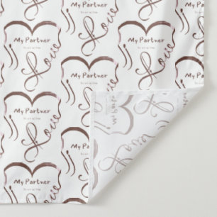 I love my partner • You are my home Tapestry