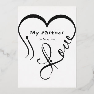 I Love My Partner - You Are My Home Throw Pillow