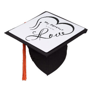 I Love My Partner - You Are My Home Throw Pillow Graduation Cap Topper