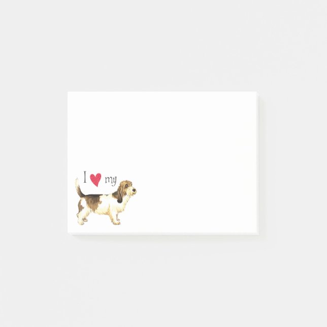 I Love my PBGV Post-it Notes (Front)