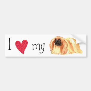 I Love my Pekingese Bumper Sticker