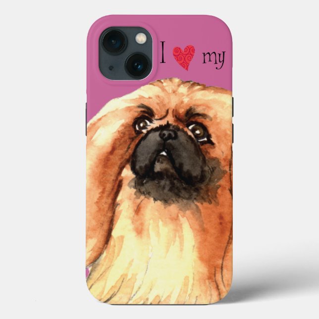 I Love my Pekingese Case-Mate iPhone Case (Back)