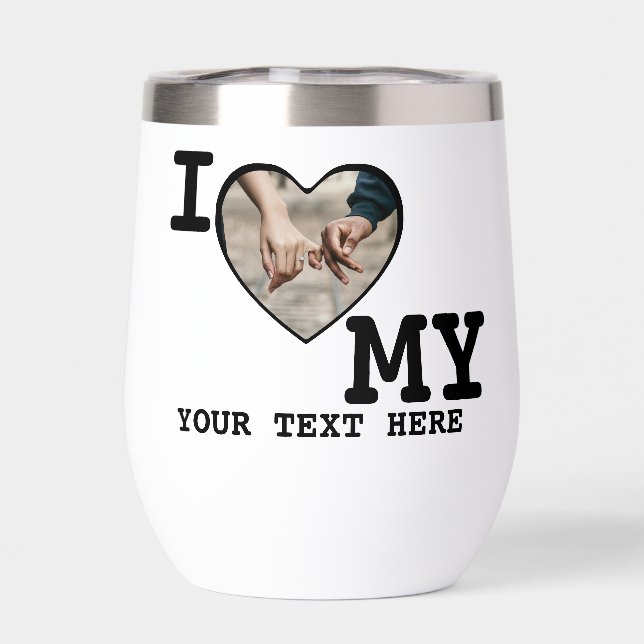 I love my personalized photo and text (Back)