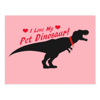 Pink Dinosaurs Postcards, Pink Dinosaurs Post Card Templates
