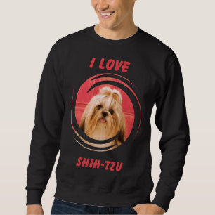 I Love My Pet Dog Shih Tzu House Child Sweatshirt