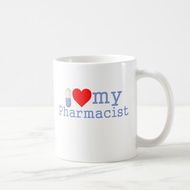 I Love My Pharmacist Coffee Mug (Right)