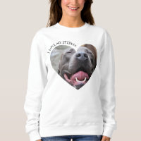 I love my pitbull dog custom photo