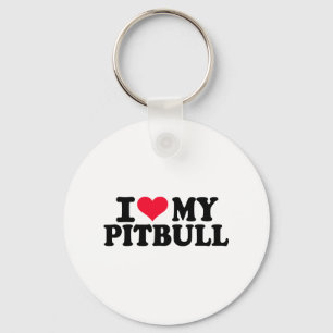 I love my Pitbull Keychain