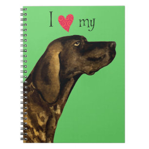 I Love my Plott Hound Notebook