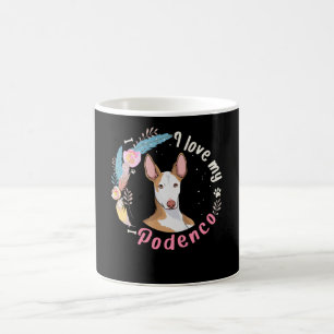 I love my Podenco Dog Gift Idea Coffee Mug
