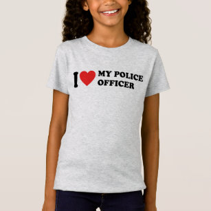 I Love My Police Officer T-Shirt