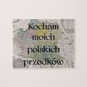 I love My Polish Ancestors   Custom Puzzle