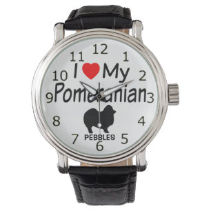 I Love My Pomeranian Dog Watch