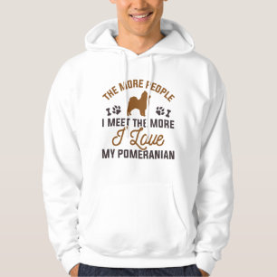 I Love My Pomeranian Hoodie