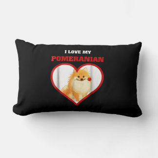 I love my Pomeranian Lumbar Pillow