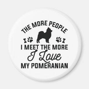 I Love My Pomeranian Magnet
