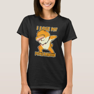 I Love My Pomeranian Pomeranian T-Shirt