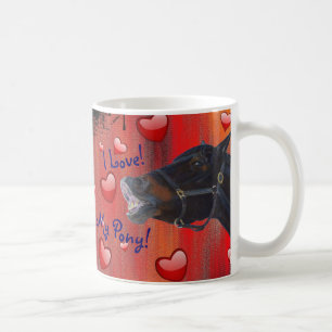 I Love My Pony! Cute Equestrian Coffee Mug