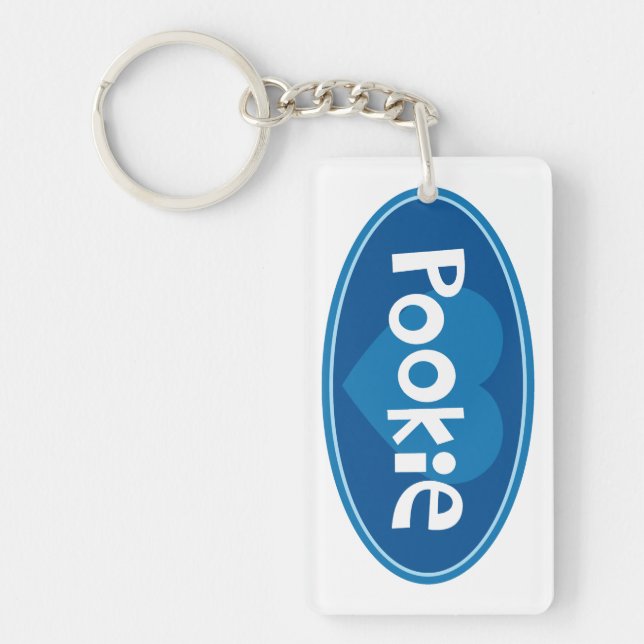 I Love My Pookie Keychain (Front)