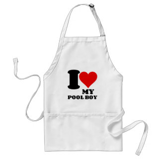 I LOVE MY POOL BOY STANDARD APRON