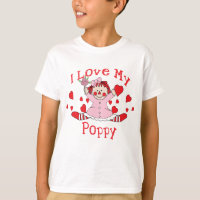 I love My Poppy Rag Doll & Hearts
