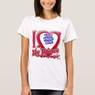 I Love My Prince red heart - photo T-Shirt