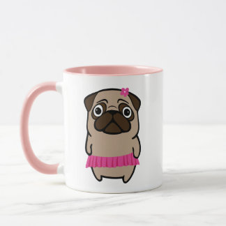 I Love My Pug Coffee Mug