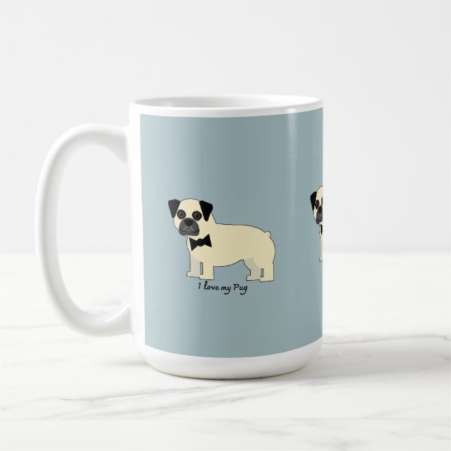 I love my Pug Coffee Mug (Left)