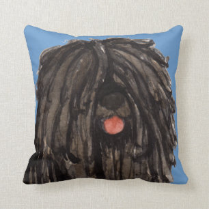 I Love my Puli Throw Pillow