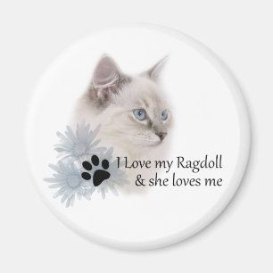I love my ragdoll magnet