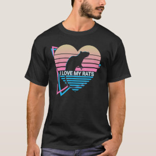 I Love My Rats Mouse T-Shirt