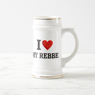 I love My Rebbe Beer Stein