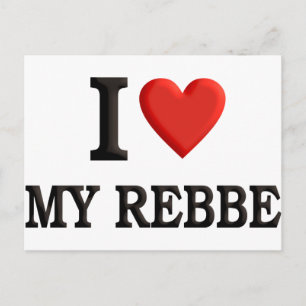 I love My Rebbe Postcard