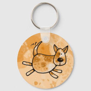 i love my red heeler keychain