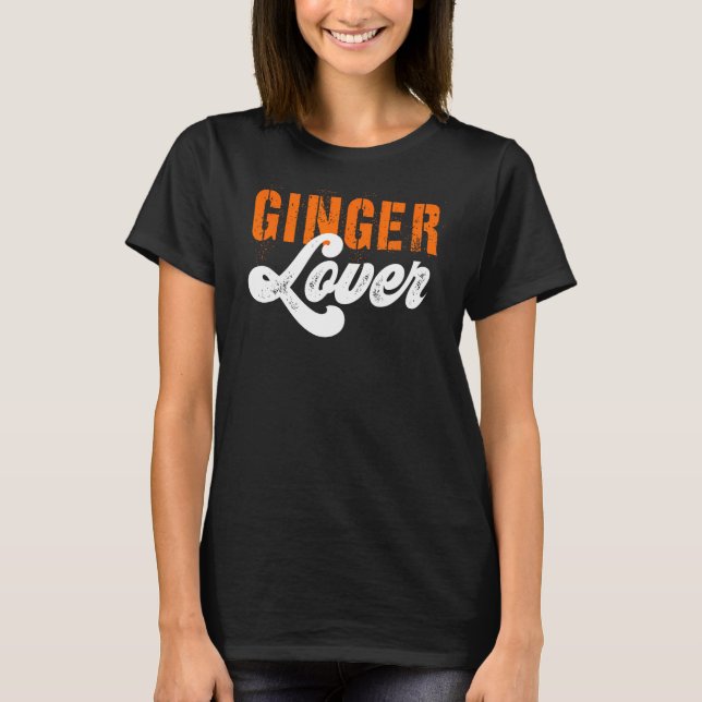 I Love My Redhead Wife Team Ginger Lover I Love Gi T-Shirt (Front)