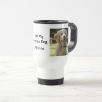 I Love my Rescue Dog | name and photo