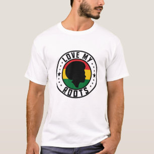 I Love My Roots Back Powerful History Month Pride T-Shirt