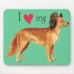I Love my Russian Toy Mouse Pad