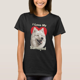 I Love My Samoyed Puppy Dog T-Shirt