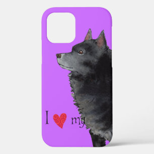 I Love my Schipperke iPhone 12 Case