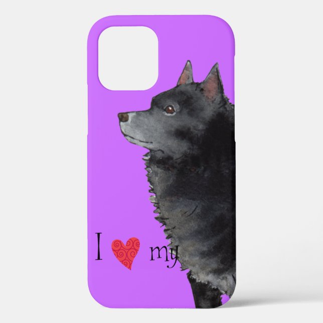 I Love my Schipperke Case-Mate iPhone Case (Back)