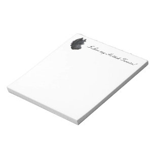 'I love my Scottish Terrier' notepad