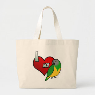 I Love my Senegal Parrot Bag