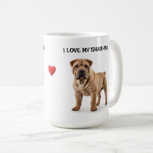 I Love My Shar-Pei Coffee Mug