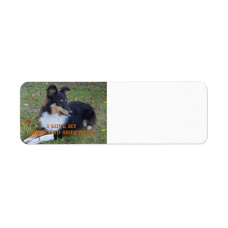 I Love My Shetland Sheepdog Black Tri